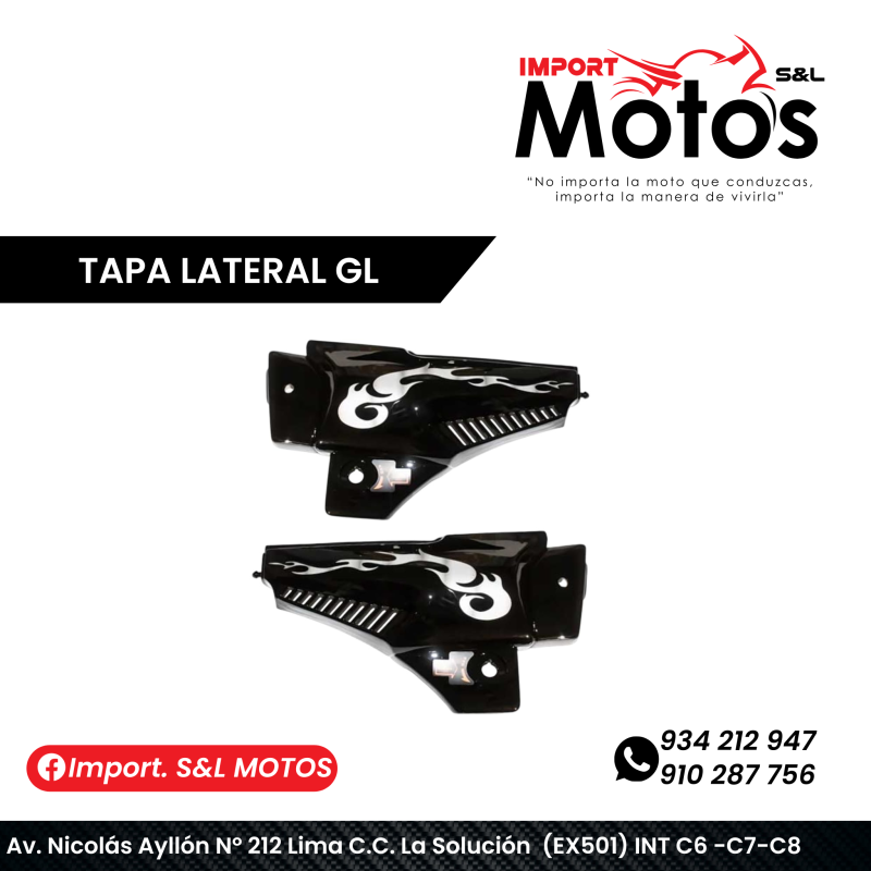 TAPAS LATERAL PARA MODELO GL