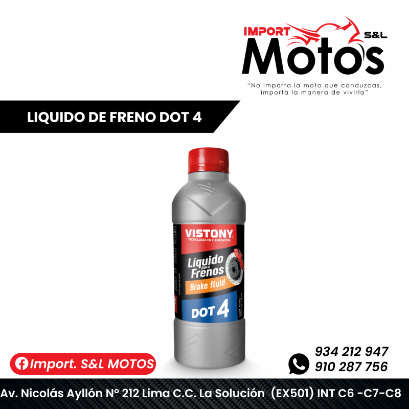 LIQUIDO DE FRENO-DOT 4