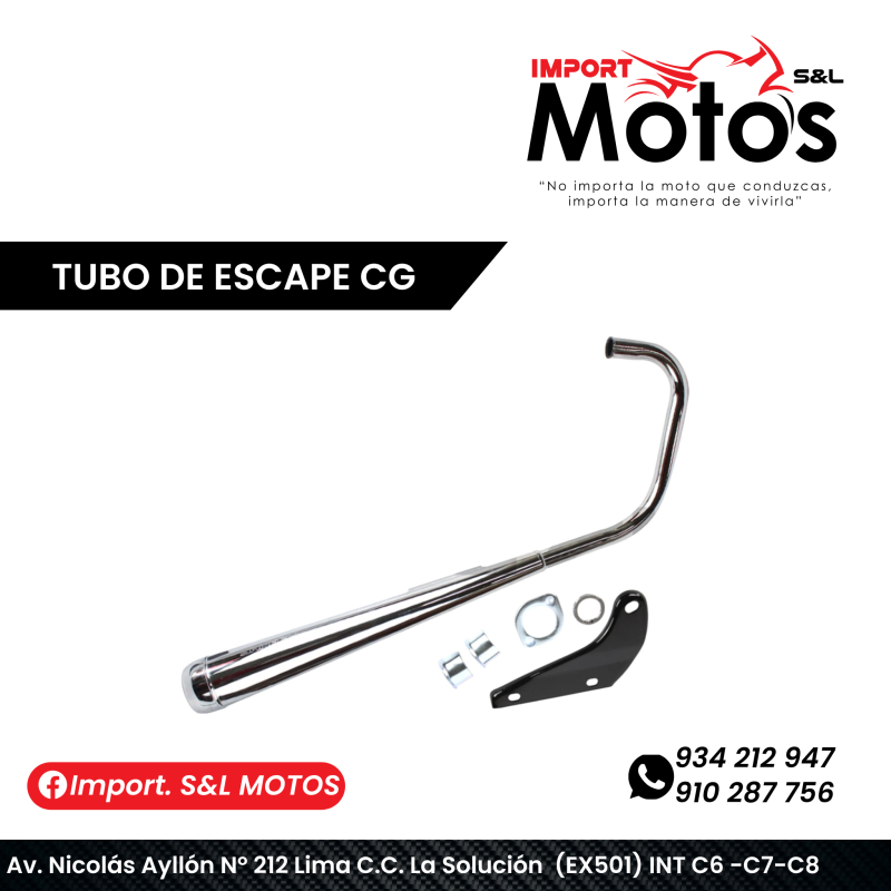 TUBO DE ESCAPE CG - RTM